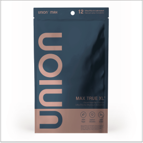 UNION MAX | True XL Condoms with a Flared Head, Vegan & Body-friendly