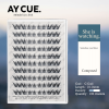 AYCUE #SHE IS WATCHING# Self-adhesive Lash Clusters C Curl 10-14mm 100 Clusters Glue-free Eyelashes Extensions for Natural Look Easy Application
