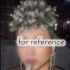 Afro Puff Drawstring Ponytail Synthetic Curly Hair Ponytail Extension Large Size Hair Bun Clip Hair Extensions,Black White