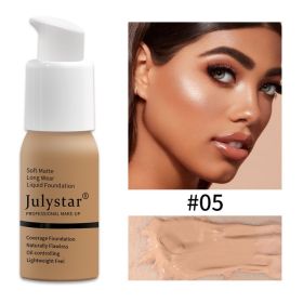 Moisturizing Foundation Make-up, Waterproof, Long-lasting, Concealer, Liquid Foundation, Beauty Makeup (Option: 05)