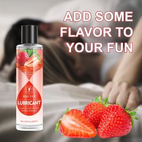 Water-Based Lube – Personal Lubricant for Men, Women & Couples, Travel Size, Non-Staining, Easy Clean-Up, Toy-Safe, Safe for Anal Sex (200ml: Strawberry)